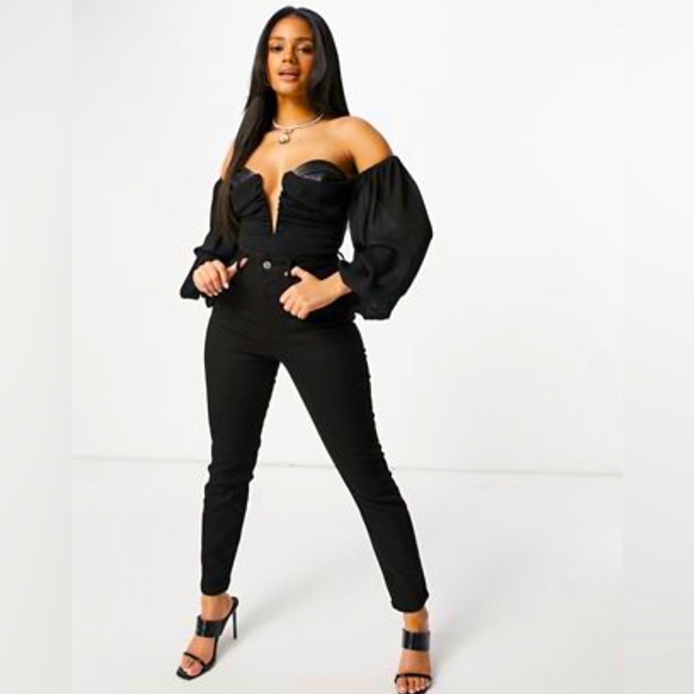 Chiffon bodysuit